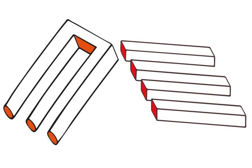 illusione ottica - tridente impossibile